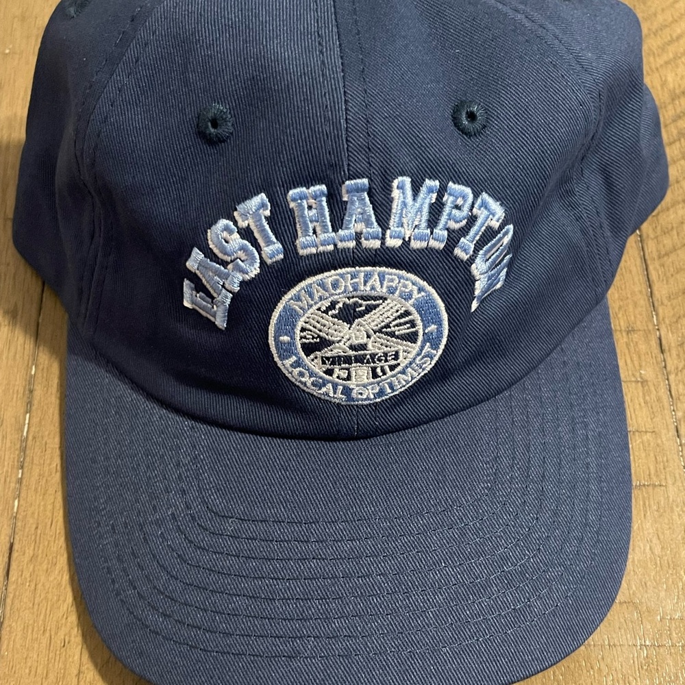 RARE! NWOT MADHAPPY EAST HAMPTON LOCAL OPTIMIST BLUE DAD HAT CAP